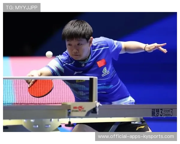 乒乓亚洲杯孙颖莎台内小球细腻，落点变化让人难猜